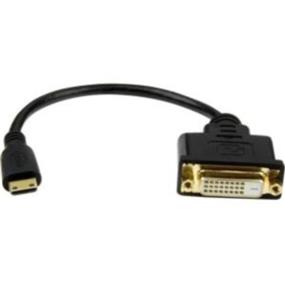 STARTECH Mini HDMI to DVI-D Adapter M/F - 8in - 1 Pack (HDCDVIMF8IN)