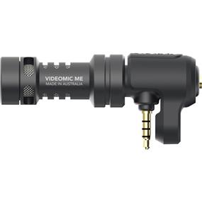 RODE VideoMic Me ? Micro directionnel pour téléphones intelligents | Léger à seulement 1,2 onces | Support de montage flexible | Connecteur TRRS 1/8&quot; | Prise casque 1/8&quot; à l&#39;arrière