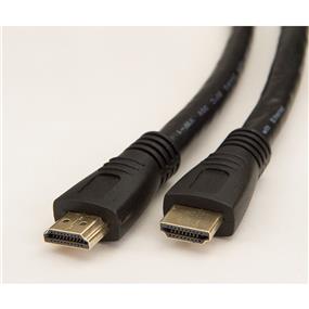 Câble vidéo HDMI de qualité commerciale iCAN, 24 AWG, CL2 classé bon pour une utilisation murale, prise en charge v2.0 Ultrak HD 4K, 3D, LAN, canal de retour audio 65 pieds (HH-24CL2-V2-065)