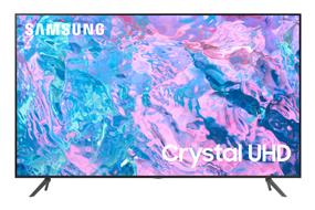 SAMSUNG 55" CU7000 4K Crystal Ultra HD, HDR Smart TV - (UN55CU7000FXZC)(Open Box)