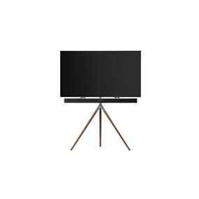 ONE FOR ALL WM7471 Universal TV Stand & Soundbar Tripod - Walnut and Gun Metal