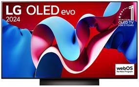 Téléviseur intelligent OLED evo C4 4K de 48 po de LG, • Pixels auto-éclairés • Mode ultralumineux • Expérience de cinéma maison grâce à Dolby Vision, au mode Cinéaste et à Dolby AtmosMD • Conception ultramince • WebOS 24 et LG Channels • Processeur a9 IA de septième génération – Multiécran - OLED48C4PUA