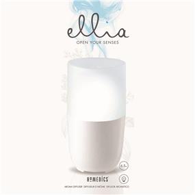 HOMEDICS Ellia Essential Soothe Oil Diffuser - Contains 3 Tester Oils - 6.5 Hours of Continuous Run Time or 13 Hours Intermittent