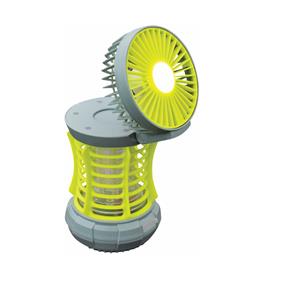 RCA Bug Zapper with Built-in Fan and Lamp | Rechargeable Battery