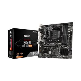 MSI (B450M PRO-VDH MAX) - Carte mère | accélération du cœur, accélération de la mémoire DDR4, amplification de l'audio, Turbo M.2(Boîte ouverte)