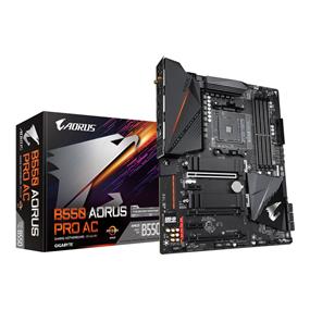 GIGABYTE B550 AORUS PRO AC AMD Motherboard with True 12+2 Phases Digital VRM, Fins-Array Heatsink, Direct-Touch Heatpipe, Dual PCIe 4.0/3.0 x4 M.2 with Thermal Guards, Intel® 802.11ac Wireless, 2.5GbE LAN, RGB FUSION 2.0, Q-Flash Plus(Open Box)