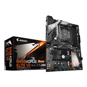 GIGABYTE B450 AORUS ELITE V2 AMD B450 AORUS Motherboard with 8+2 Phases Digital Team Power Design, Dual M.2 with One Thermal Guard, GIGABYTE Gaming LAN with Bandwidth Management, RGB FUSION 2.0, CEC 2019 Ready(Open Box)