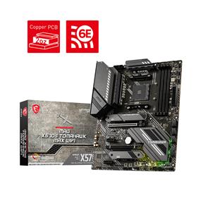 MSI MAG X570S TOMAHAWK MAX WIFI, AMD X570 ATX AM4. 4 Dimm DDR4, PCIE 4.0, M.2 x 2, USB 3.2 Ports Wi-Fi 6E RGB(Open Box)