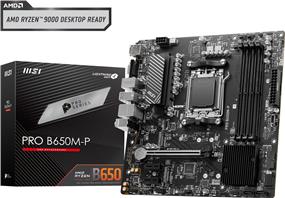 MSI PRO B650M-P, AMD B650 mATX AM5,  Supports AMD Ryzen 7000 Series Desktop Processor, 4 Dimm DDR5, PCIE 4.0, M.2 x 2, USB 3.2 Ports, USB Type-C