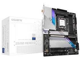 Carte mère ATX Intel Z690 GIGABYTE Z690 AERO G avec DDR5, Quad M.2, PCIe 5.0, USB 3.2 Gen2X2 Type-C, WiFi 6 et LAN Intel 2.5 GbE(Boîte ouverte)