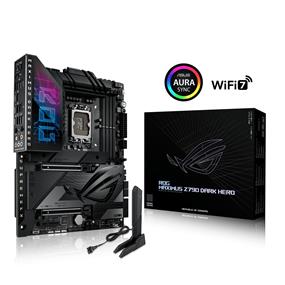 ASUS ROG Maximus Z790 Dark Hero (WiFi 7) LGA 1700(Intel®13th&12th Gen) ATX gaming motherboard(PCIe 5.0x16 with Q release, five M.2 slots,DDR5,20+1+2 power stages,2x Thunderbolt 4 ports, USB 20Gbps Type-C® front-panel connector,AI Motherboard)