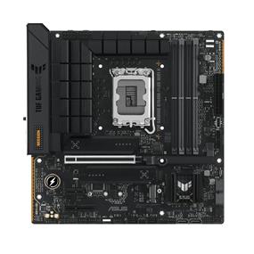 ASUS TUF GAMING B760M-PLUS WIFI II Carte mère Intel® B760 LGA 1700 mATX avec PCIe 5.0, trois emplacements 4.0 M.2, DDR5, WiFi 6E avec Q-Antenna, Realtek 2,5 Gb Ethernet, DisplayPort, HDMI™, SATA 6 Gbps, USB 20 Gbit/s Type-C®, USB avant 10 Gbit/s Type-C®, prise en charge Thunderbolt™ (USB4®), Aura Sync