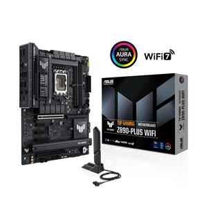 ASUS TUF GAMING Z890-PLUS WIFI Z890 LGA 1851 ATX motherboard, Intel® Core™ Ultra Series 2 Ready, Advanced AI PC-ready, 16+1+2+1 stages, DDR5, PCIe® 5.0, Thunderbolt™ 4 Type-C®, 4x M.2, Wi-Fi 7, 2.5Gb