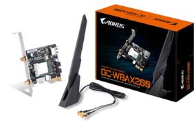 GIGABYTE GC-WBAX200 Dual Band WIFI 6 AX200 Bluetooth 5 PCIe Motherboard Expansion Card 802.11abgn+acR2+ax(Pre-Standard) MIMO 2Tx2R(Open Box)