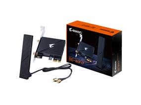 GIGABYTE WiFi 7 GC-WIFI7 (802.11/ Tri-Band WiFi/ Bluetooth 5.3/ 4K-QAM/ PCIe Expansion Card)(Open Box)