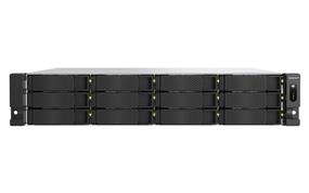 QNAP TS-H1277AXU-RP QTS HERO 12-Bay 2U Rackmount Server-NAS (TS-H1277AXU-RP-R7-32G-US), AMD RYZEN 7 7000 SERIES 8C16T (BOOST UP TO 5.3 GHZ), 32GB DDR5 NON-ECC RAM (MAX. 128GB TOTAL), 12X 2.5/3.5 SATA HDD/SSD, 2X M.2 2280 PCIE GEN5 X2 SLOTS FOR SSD CACHE, 2X 10GBASE-T + 2X 2.5 GBE RJ45, 3 X PCIE GEN 4 EXPANSION SLOTS, 2 X 550W REDUNDANT PWOER