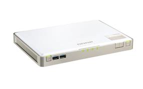 Stockage en réseau QNAP TBS-453DX avec 4 baies pour disques SSD SATA M.2 2280 - NAS personnel - 1 port LAN 10 GbE et 1 port LAN GbE (TBS-453DX-4G-US)