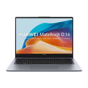 HUAWEI Matebook D14 Consumer Laptop 14" Intel i7-1360P 16GB 1TB SSD Windows 11 Home, 53013VBB(Open Box)