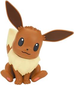 BANDAI Hobby Pokemon Model Kit Quick!! 04 EEVEE | Simple Assembly Kit | No Tools | No Paint | Fit & Snap By Hand!  (Pokemon Figure Kit)