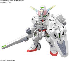 BANDAI SD Gundam Cross Silhouette Gundam Calibarn "Gundam The Witch from Mercury" | Simple Assembly Kit | No Paint | Fit & Snap By Hand!