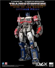Threezero Transformers: Rise of the Beasts Optimus Prime DLX Figurine