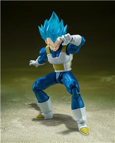 BANDAI Tamashii S.H.Figuarts Super Saiyan God Super Saiyan Vegeta -Unwavering Saiyan Pride- "Dragon Ball Super" Figurine (SHF Figuarts)