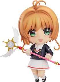 Good Smile Company Nendoroid Sakura Kinomoto (Tomoeda Junior High Uniform Ver.) (re-run) "Cardcaptor Sakura" Action Figure