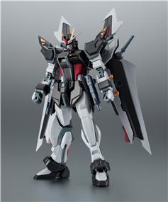 BANDAI Tamashii Robot Spirits GAT-X105E+AQM/E-X09S Strike Noir Gundam Ver. A.N.I.M.E. "Gundam SEED Stargazer" Action Figure