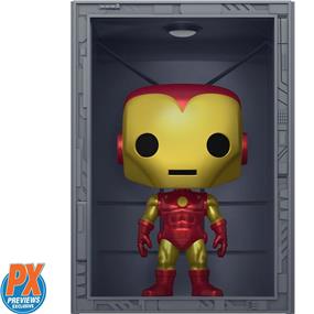 Funko POP! Marvel Iron Man Hall of Armor Iron Man Model 4 Deluxe #1036 - Previews Exclusive