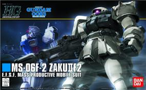 BANDAI Hobby HGUC 1/144 #107 Zaku F2 Earth Federation Type 'Gundam 0083' Model Kit