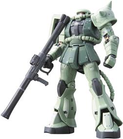 BANDAI Spirits Hobby RG 1/144 #04 MS-06F Zaku II "Mobile Suit Gundam" Model Kit