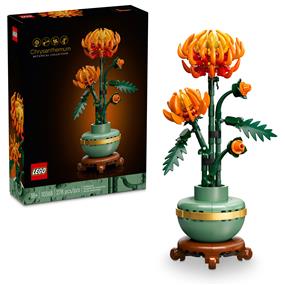 LEGO Icons Chrysanthemum Flower Décor, Creative Building Set, Gift for Teens and Adults, Zero Maintenance Plant, Artificial Flower Display, Botanical Collection for Home Décor and Office Décor, 10368