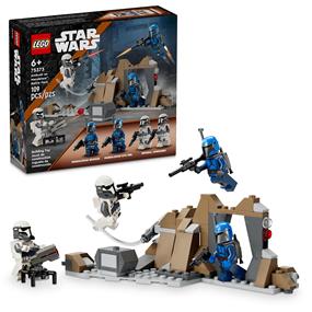 LEGO Star Wars: The Mandalorian Ambush on Mandalore Battle Pack, Building Toy with 4 Star Wars Minifigures, Collectible Brick Built Playset, Star Wars Gift Idea for Boys and Girls Ages 6 and Up, 75373