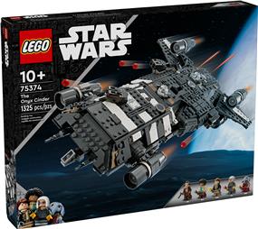 LEGO Star Wars: Skeleton Crew The Onyx Cinder, Collectible Starship Building Toy for Kids with 5 Star Wars Minifigures, Star Wars Gift Idea for Boys, Girls and Fans Ages 10 and Up, 75374