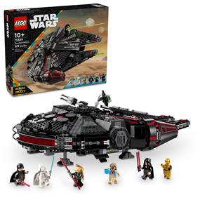 LEGO Star Wars The Dark Falcon Buildable Starship, Star Wars Toy Vehicle Set for Boys and Girls, Collectible Millenium Falcon Toy with 6 Star Wars Minifigures, Birthday Gift for Kids or Any Fan, 75389