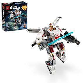 LEGO Star Wars Luke Skywalker X-Wing Mech, Buildable Star Wars Action Figure with Luke Skywalker Toy, Collectible Building Set for Kids, Creative Star Wars Gift for Boys and Girls Ages 6 and Up, 75390