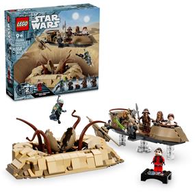 LEGO Star Wars: Return of the Jedi Desert Skiff & Sarlacc Pit, Vehicle Building Set with 25th Anniversary Minifigure Nien Nunb, Collectible Toy for Star Wars Fans, Gift for Kids Ages 9 and Up, 75396