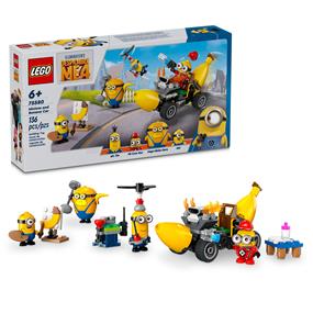 LEGO Despicable Me 4 Minions and Banana Car, Fun Despicable Me Toy 75580