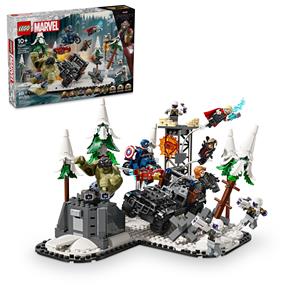 LEGO Marvel The Avengers Assemble: Age of Ultron Playset, Buildable Super Hero Toy for Kids, Includes 8 Minifigures and a Large Hulk Figure, Marvel Toy for Boys and Girls Ages 10 and Up, 76291