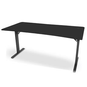 iCAN ARS-1B Modern Computer Desk with mat, Black -160*80*75cm(Open Box)