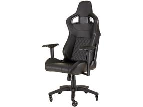 CORSAIR T1 RACE  Leatherette Gaming Chair (2023), Black