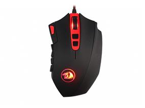 Redragon Perdition 3 M901-2 12400 DPI Programmable Gaming Mouse, 18 Buttons, 5 Profiles, Weight Tuning, Black [M901-2]