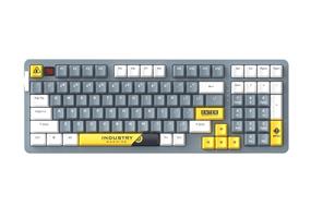 DAREU A98 PRO Tri-mode 2.4G Wireless/Bluetooth Gasket Structure Hot Swappable RGB Mechanical Keyboard Sky V3 Customized Linear Switch PBT Double Shot and Dye Sublimation Keycaps Grey