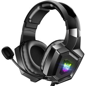 Onikuma K8-B Wired Stereo Gaming Headset With Mic, RGB Lights