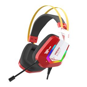 Dareu EH732 Red 7.1 RGB wired gaming headset 7.1 virtual surround sound