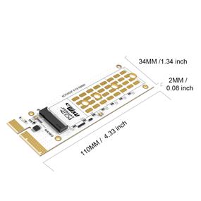 Maiwo KT060A  PCIex4 NVMe Expansion Card Converter with RGB Design , Up to 32Gbps with PCI Express 3.0 x4 ,3200+MB/s read and 1500+MB/s write