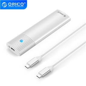 ORICO USB3.2 Gen2 USB-C M.2 NVMe SSD Enclosure (10Gbps) - White(Open Box)