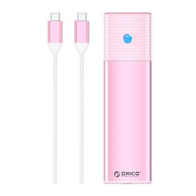 ORICO USB3.2 Gen2 USB-C M.2 NVMe SSD Enclosure (10Gbps) - Pink(Open Box)