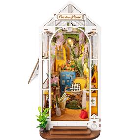 ROKR Rolife Garden House Book Nook Series (TGB06) [176 Pieces - Difficulty: Level 4] 3D Wooden Puzzle,STEM Educational Learning,DIY Enthusiasts,High-Quality & Seamless,Perfect Gift Collection,Tranquil Wooden Miniature,Rustic French Pastoral Design,Nostalgic Elegance