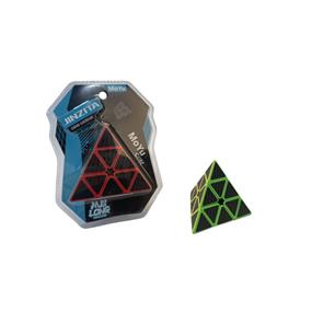 Moyu Meilong 3x3x3 Carbon Fiber Stickerless Pyramid Speed Cube, Fast and Smooth Turning Triangle Puzzle Game with Vivid Colours, Perfect for Brain Training and Fun Challenges for Kids and Adults